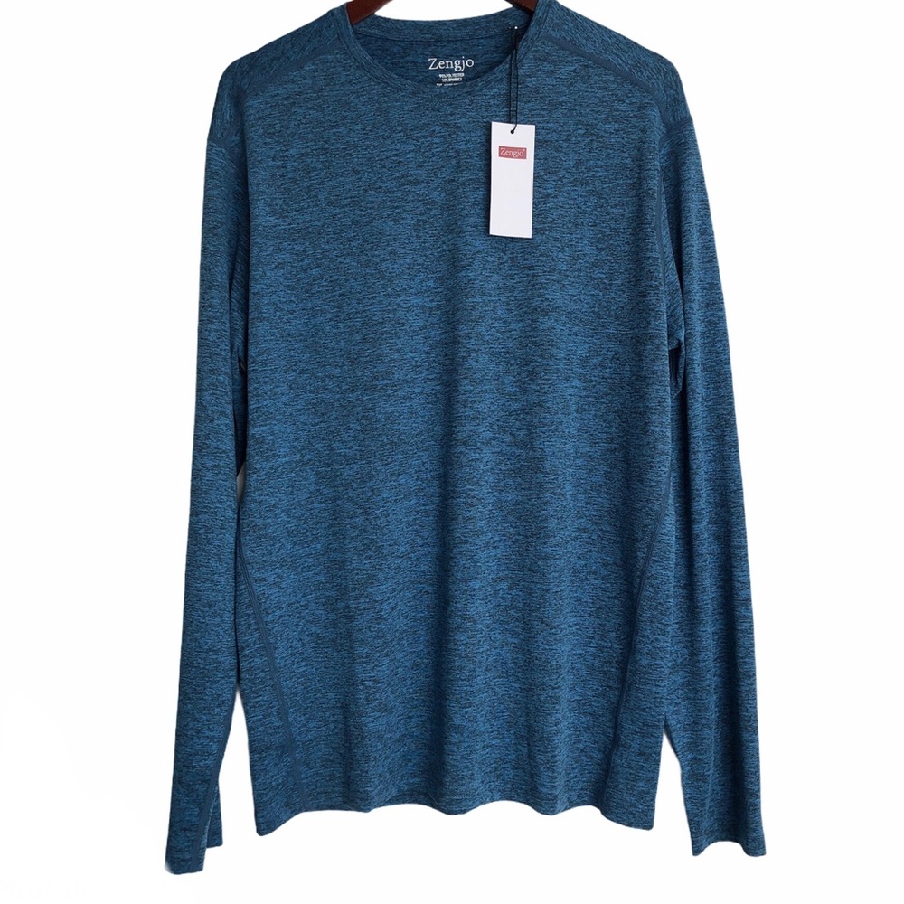 Zengjo Athletic Long Sleeves Shirt for Men